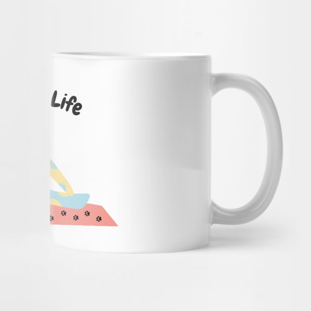 Cat Mom Life Coffee Yoga Lover Mom Gift by Mission Bear